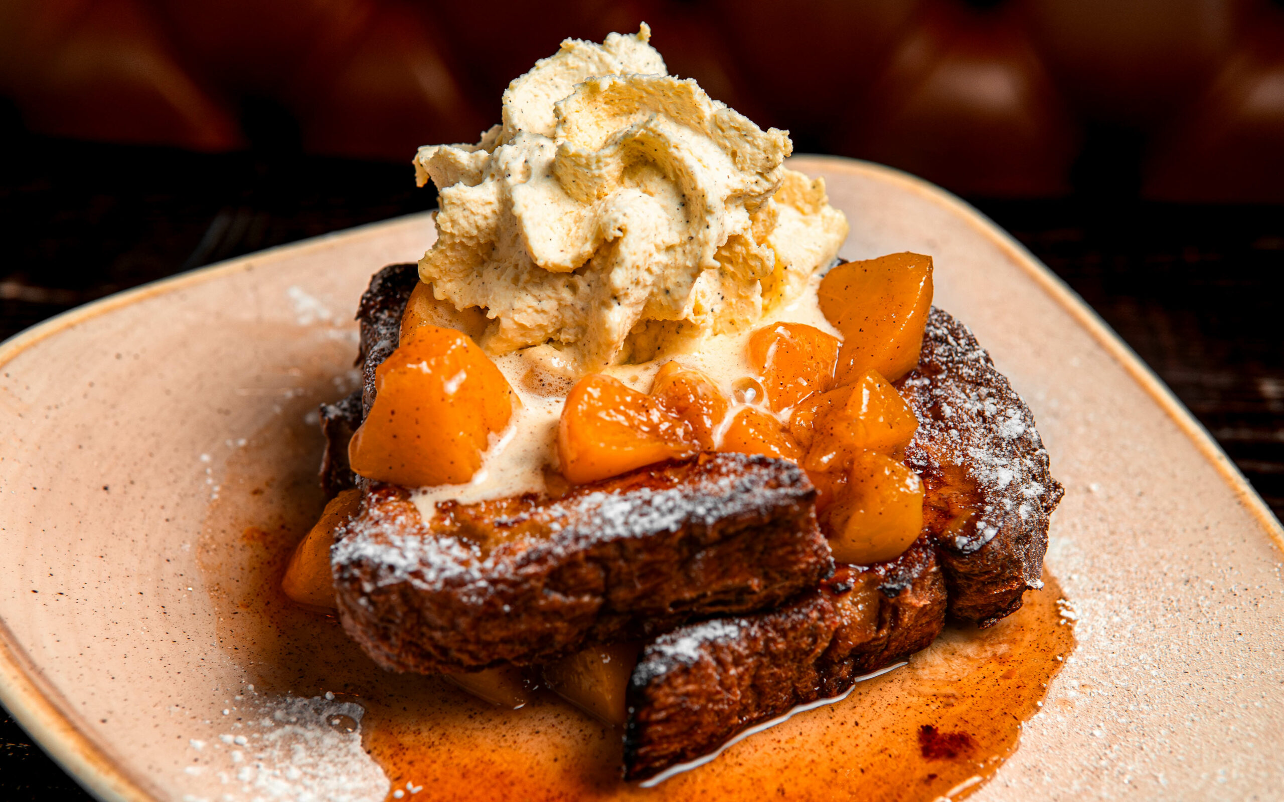 New Menu - Georgia Peach French Toast