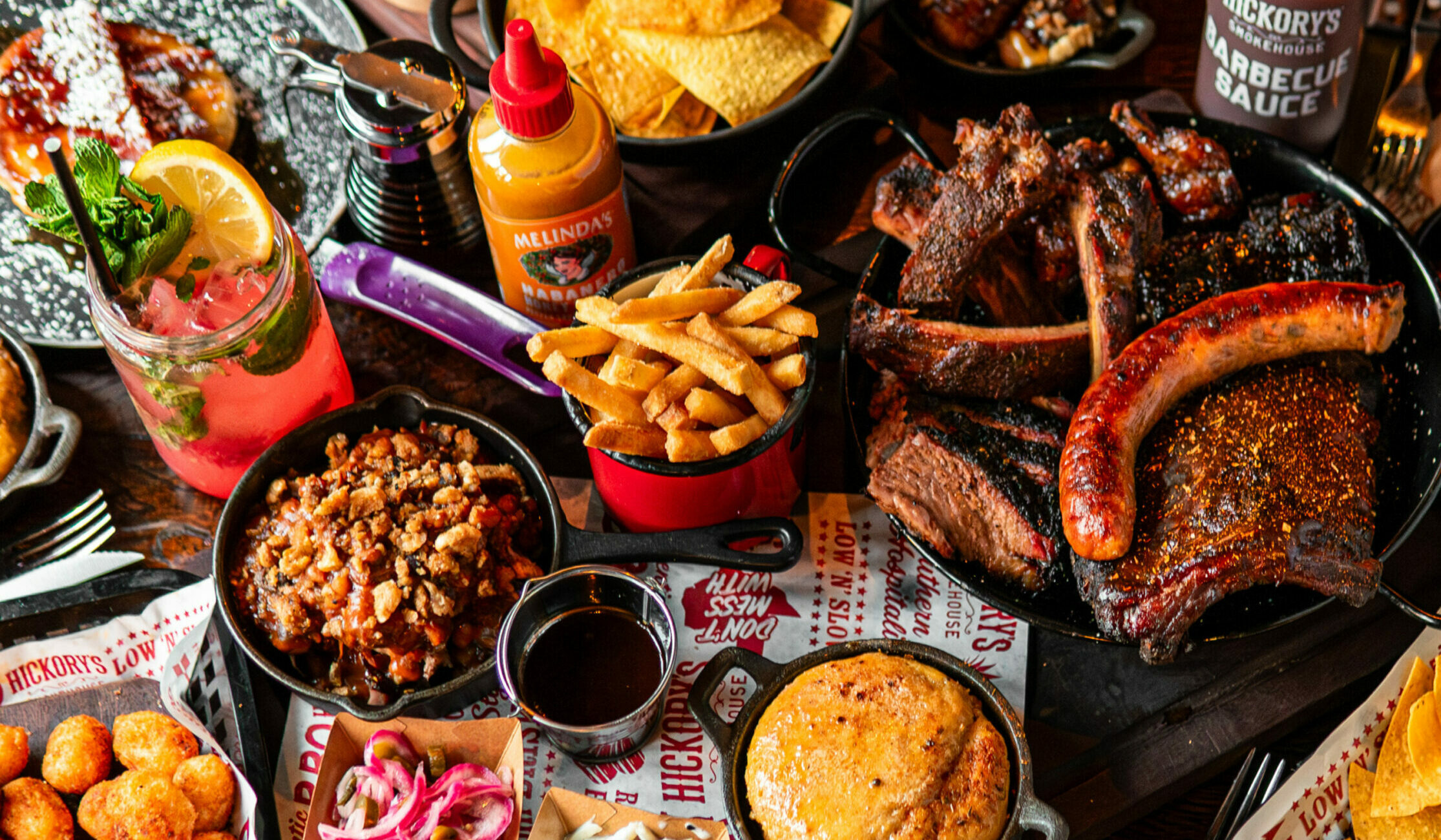 Authentic Smokin BBQ for Exam Celebration Meal at Hickory's Smokehouse