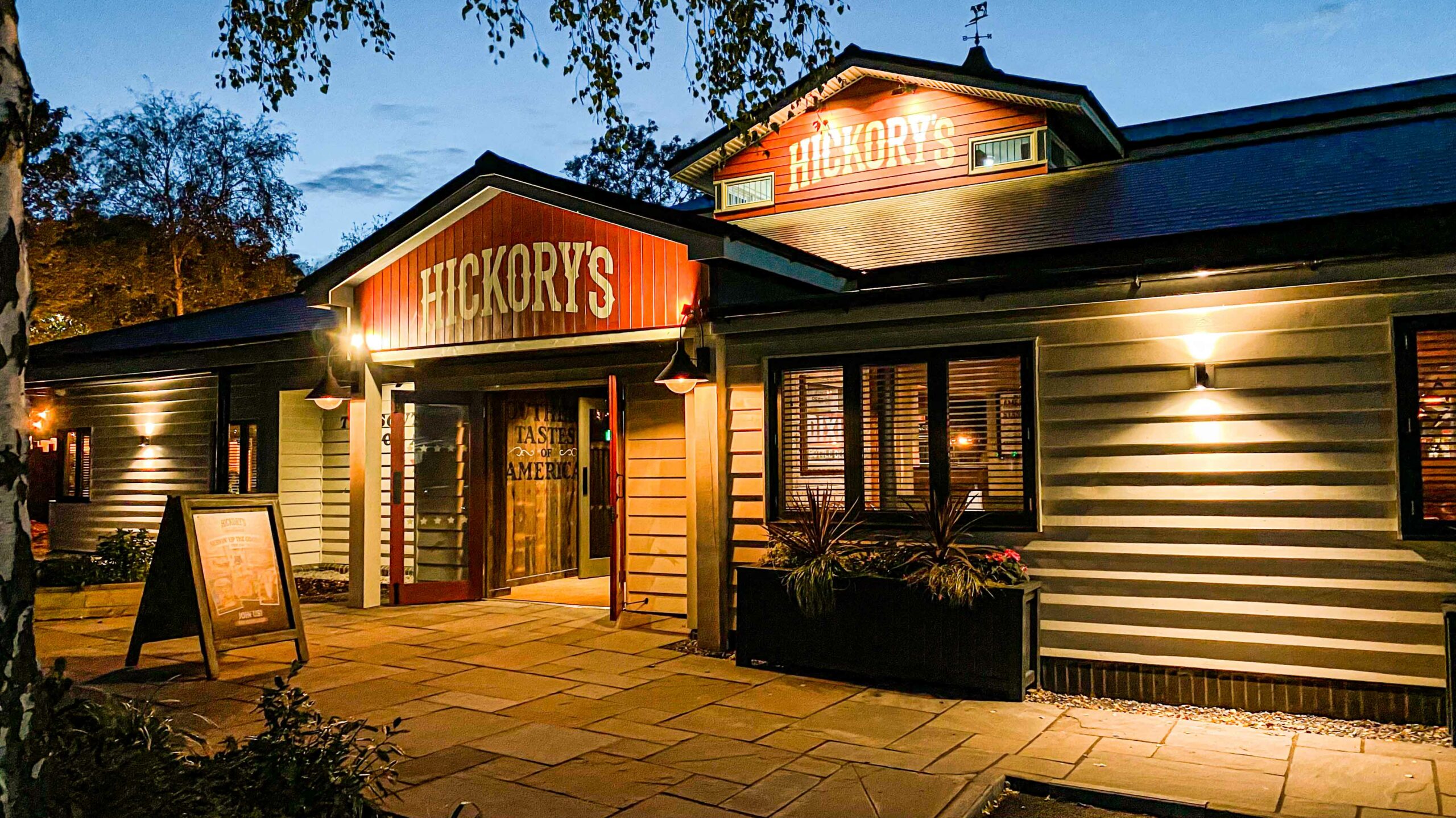 Quiz nights at hickory's Nuthall. Exterior restaurant