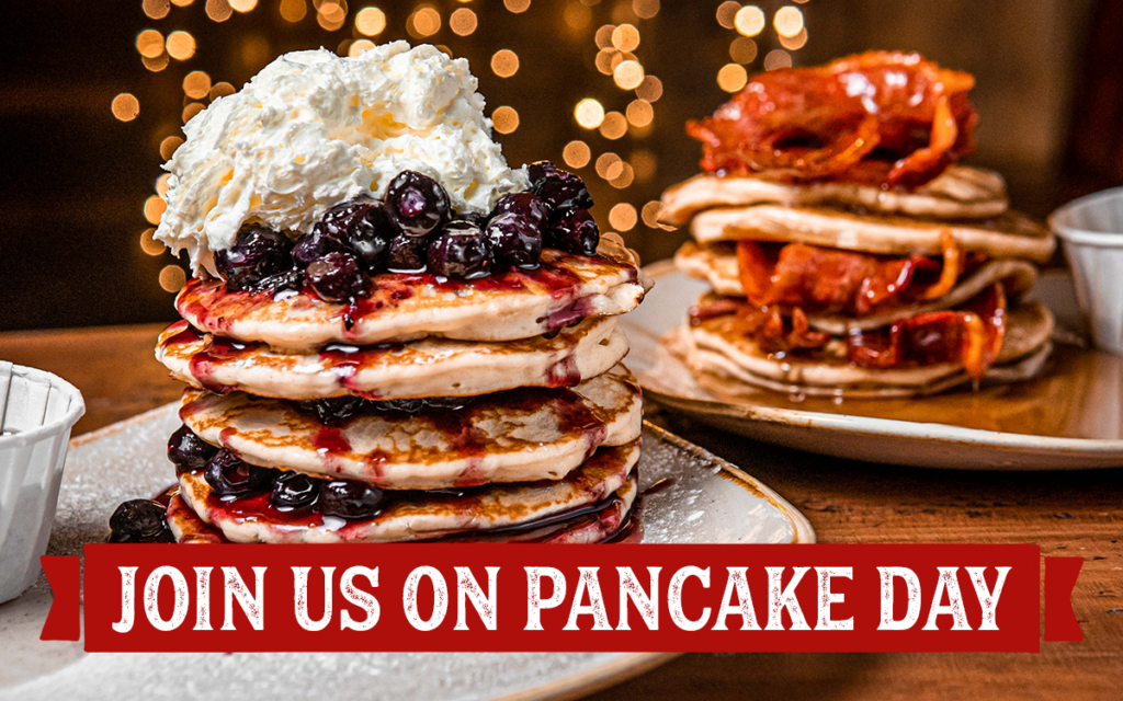 Our classic pancakes stack in our restaurants.