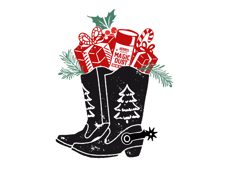 Hickory's Christmas Boot