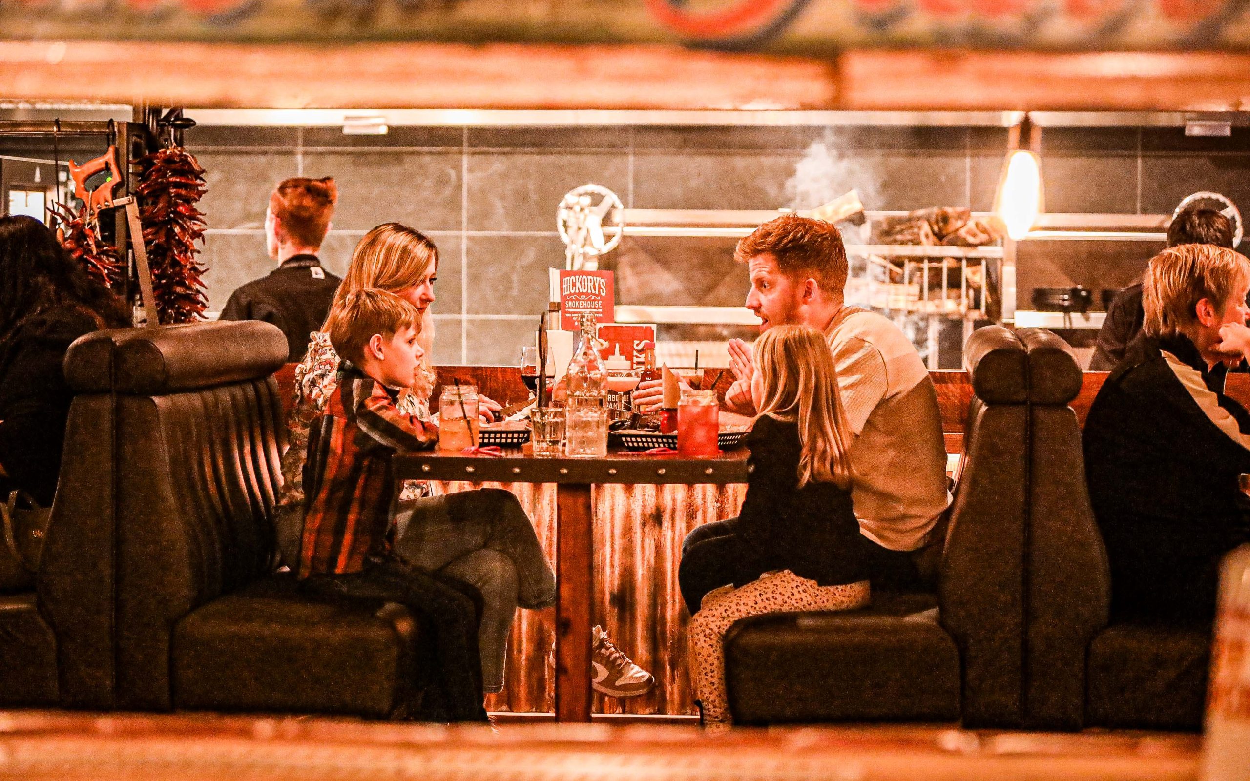 Hickory's Northampton Family at Chef's Bar booths