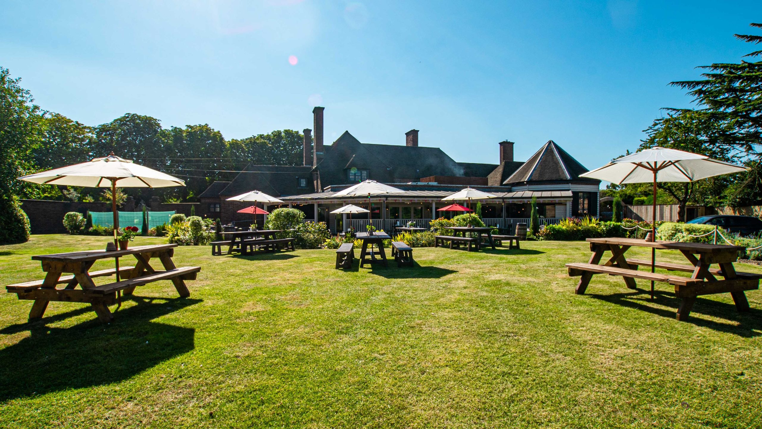 Castle Bromwich outdoor area with seating