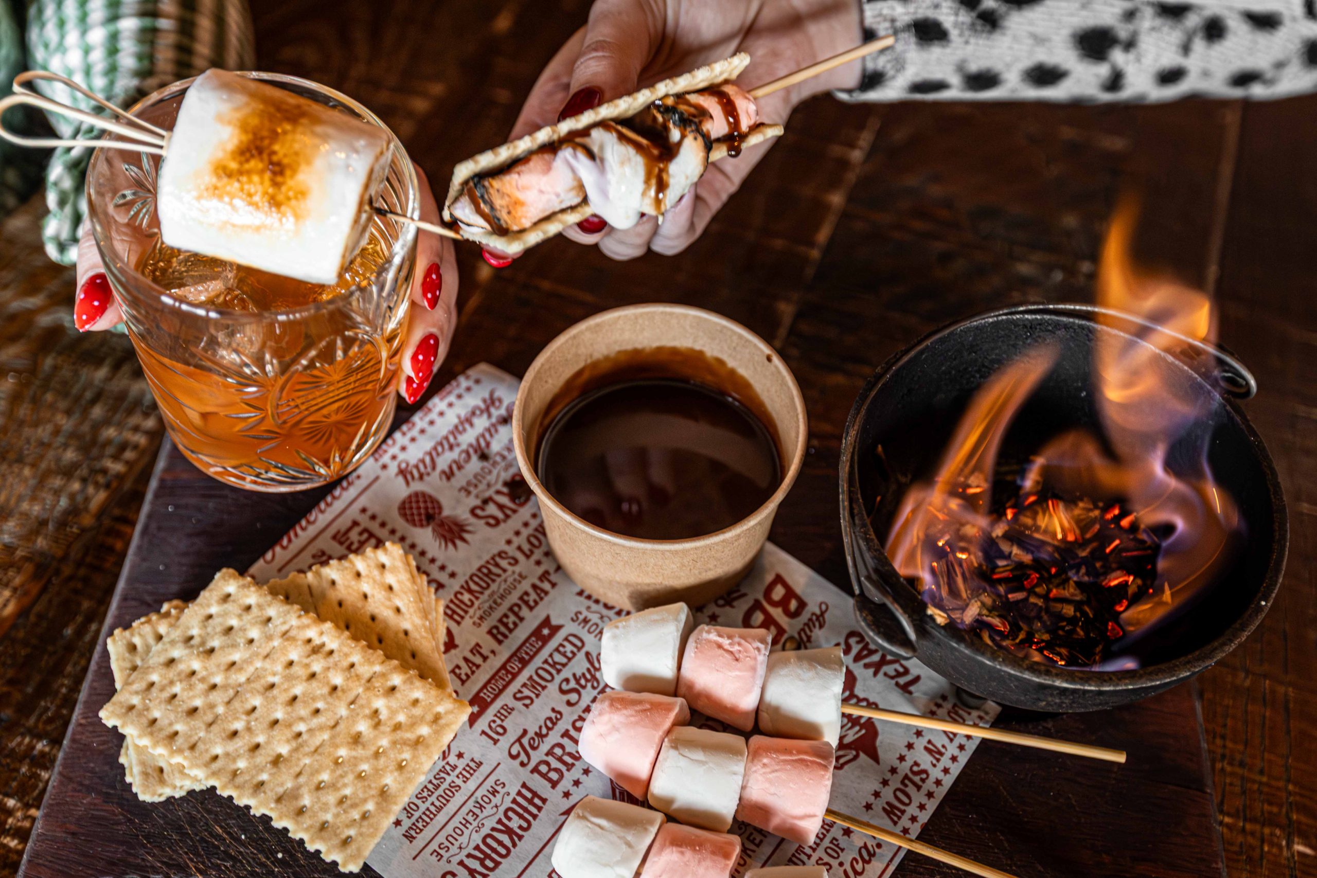 Campfire S'mores - Cash For Kids at Hickory's Smokehouse