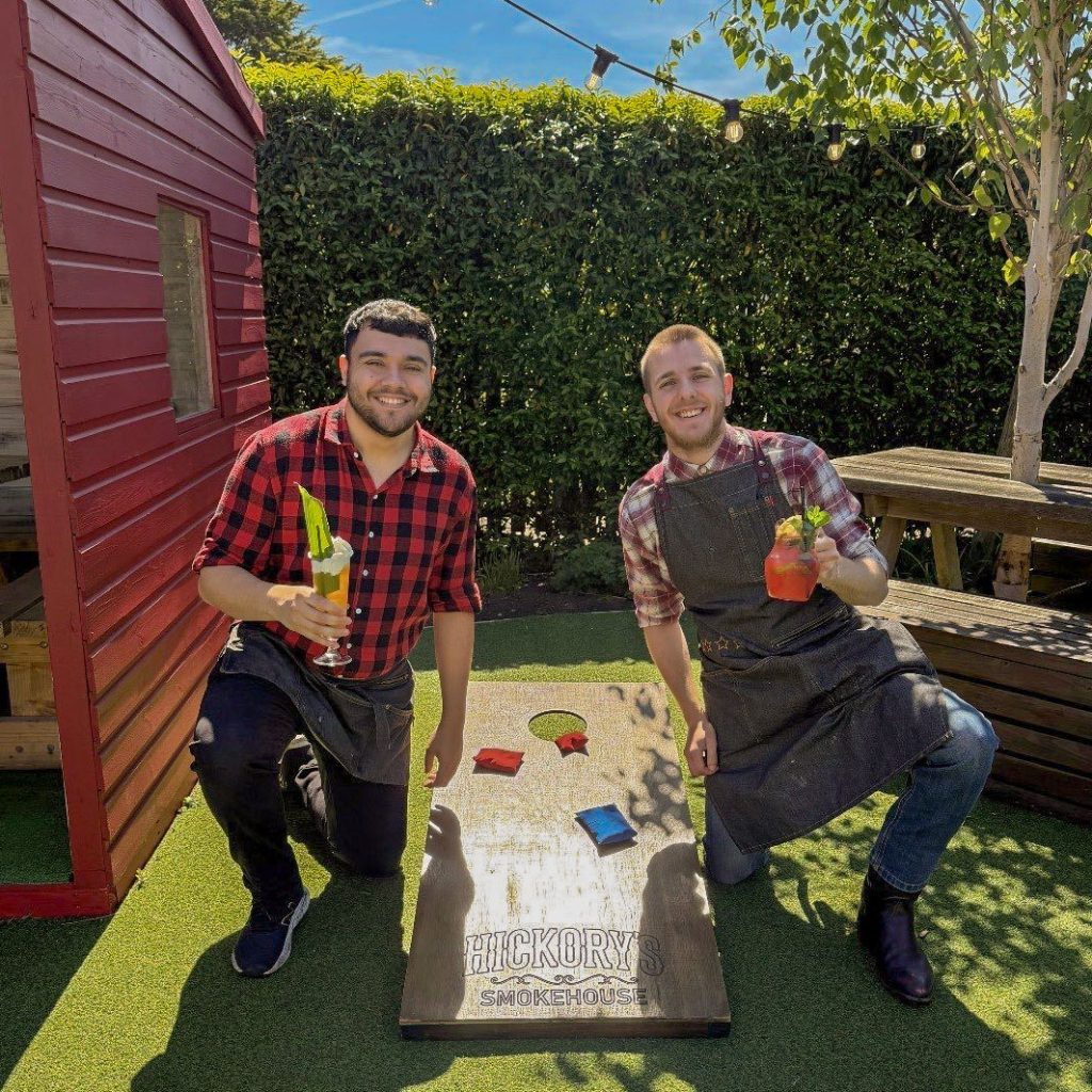 Hickory's Smokehouse Corn Hole Games